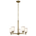 Myhouse Lighting Kichler - 43671NBR - Five Light Chandelier - Shailene - Natural Brass