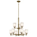 Myhouse Lighting Kichler - 43672NBR - Nine Light Chandelier - Shailene - Natural Brass