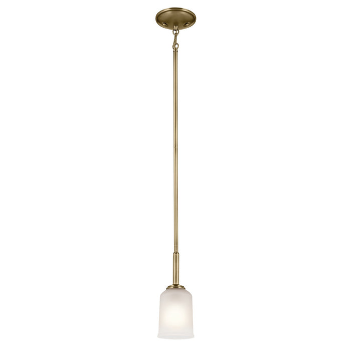 Myhouse Lighting Kichler - 43674NBR - One Light Mini Pendant - Shailene - Natural Brass