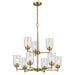 Myhouse Lighting Kichler - 44031NBR - Nine Light Chandelier - Winslow - Natural Brass