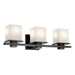 Myhouse Lighting Kichler - 45151BK - Three Light Bath - Tully - Black