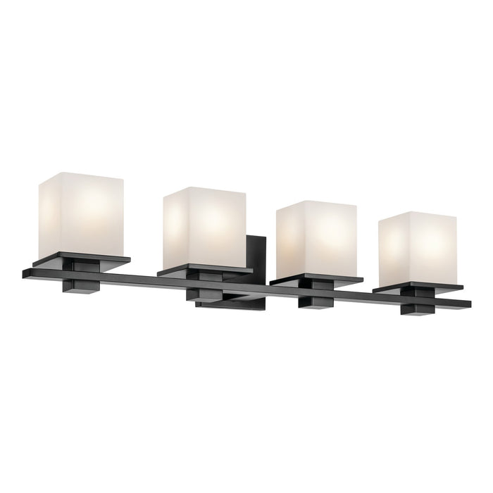 Myhouse Lighting Kichler - 45152BK - Four Light Bath - Tully - Black