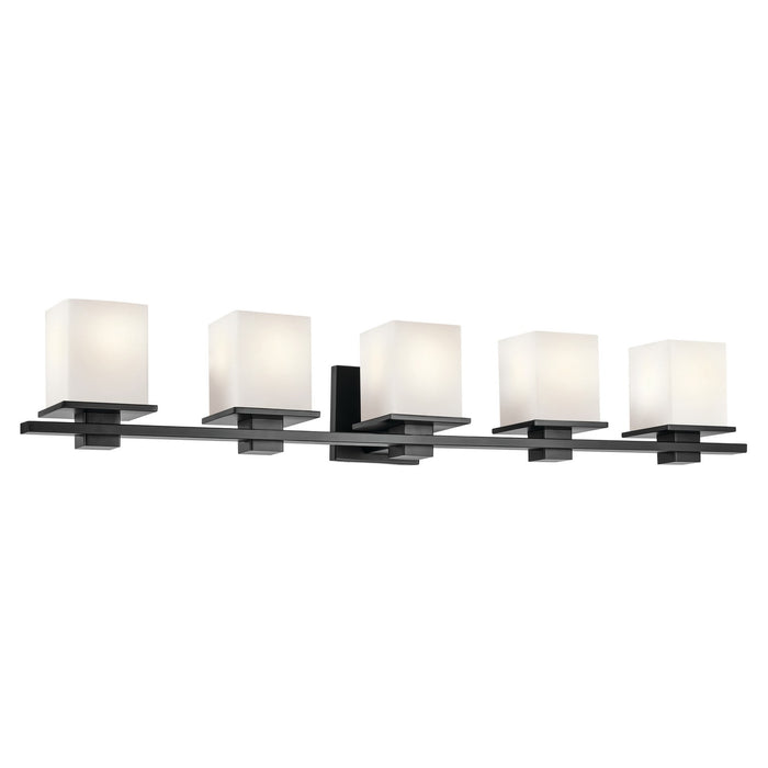 Myhouse Lighting Kichler - 45193BK - Five Light Bath - Tully - Black