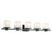 Myhouse Lighting Kichler - 45193BK - Five Light Bath - Tully - Black