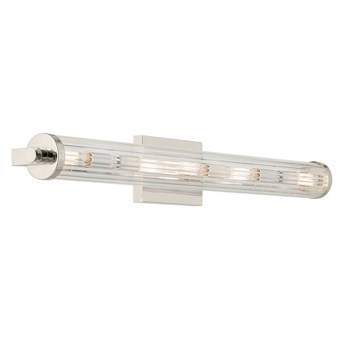 Myhouse Lighting Kichler - 45650PN - Five Light Bath - Azores - Polished Nickel