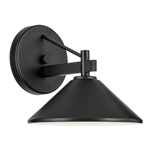 Myhouse Lighting Kichler - 49059BK - One Light Outdoor Wall Mount - Ripley - Black