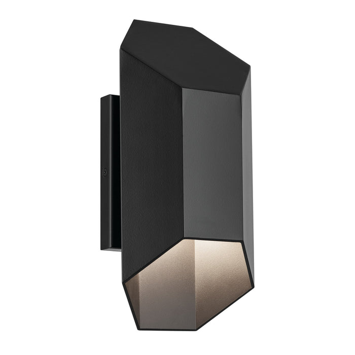 Myhouse Lighting Kichler - 49607BKLED - LED Outdoor Wall Mount - Estella - Black