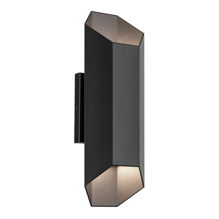 Myhouse Lighting Kichler - 49608BKLED - LED Outdoor Wall Mount - Estella - Black