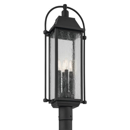Myhouse Lighting Kichler - 49717BKT - Four Light Outdoor Post Mount - Harbor Row - Textured Black