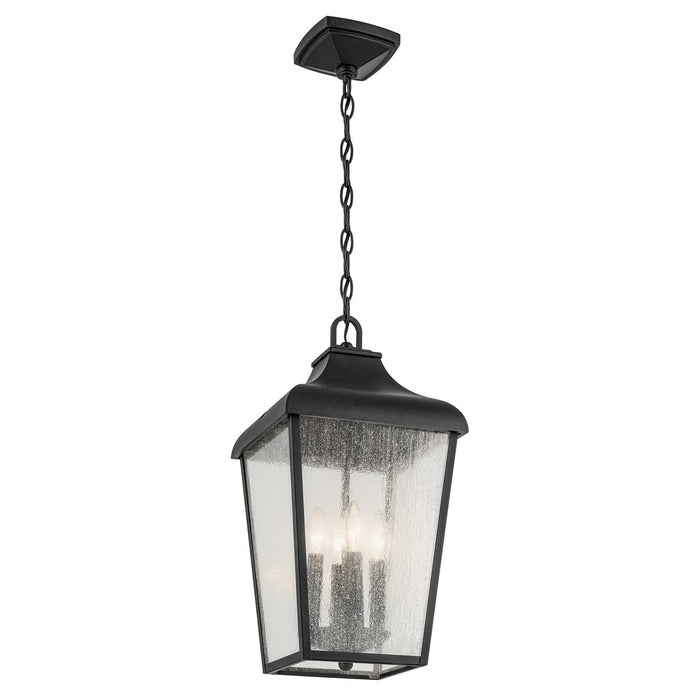 Myhouse Lighting Kichler - 49740BKT - Four Light Outdoor Pendant - Forestdale - Textured Black