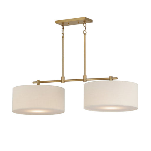 Myhouse Lighting Maxim - 10016OMNAB - Two Light Pendant - Bongo - Natural Aged Brass