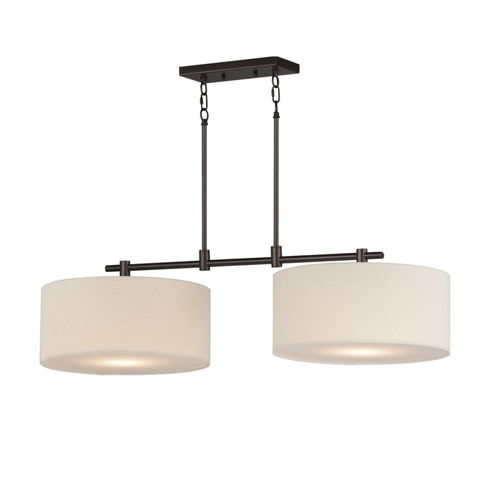 Myhouse Lighting Maxim - 10016OMOI - Two Light Pendant - Bongo - Oil Rubbed Bronze