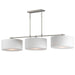 Myhouse Lighting Maxim - 10017WLSN - Three Light Pendant - Bongo - Satin Nickel