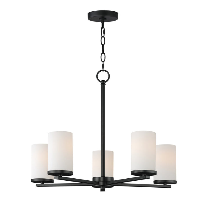 Myhouse Lighting Maxim - 10286SWBK - Five Light Chandelier - Lateral - Black