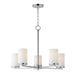 Myhouse Lighting Maxim - 10286SWSN - Five Light Chandelier - Lateral - Satin Nickel