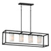 Myhouse Lighting Maxim - 10288SWBK - Four Light Linear Pendant - Lateral - Black