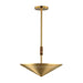 Myhouse Lighting Maxim - 11434NAB - Two Light Pendant - Helsinki - Natural Aged Brass