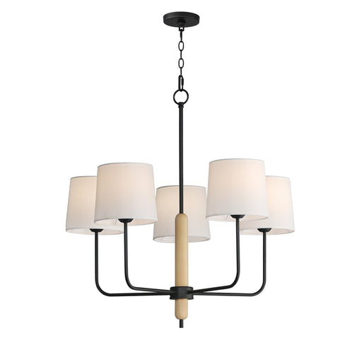 Myhouse Lighting Maxim - 11865OFNWD - Five Light Chandelier - Bozeman - Natural Wood