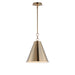 Myhouse Lighting Maxim - 15162HR - One Light Pendant - Veritas - Heritage