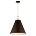 Myhouse Lighting Maxim - 15164CHB - One Light Pendant - Veritas - Chestnut Bronze