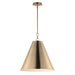 Myhouse Lighting Maxim - 15164HR - One Light Pendant - Veritas - Heritage