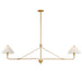 Myhouse Lighting Maxim - 18312SWGL - Two Light Pendant - Kismet - Gold Leaf