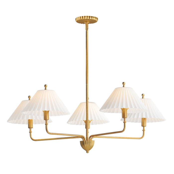 Myhouse Lighting Maxim - 18315SWGL - Five Light Chandelier - Kismet - Gold Leaf