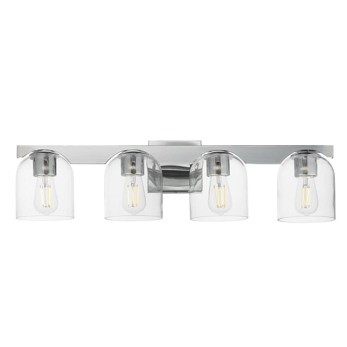 Myhouse Lighting Maxim - 21234CLPC - Four Light Bath Vanity - Scoop - Polished Chrome