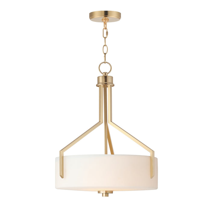 Myhouse Lighting Maxim - 21287SWSBR - Three Light Pendant - Dart - Satin Brass