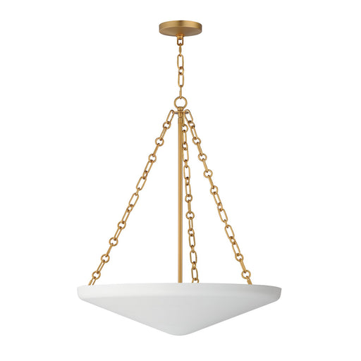 Myhouse Lighting Maxim - 22456WTNAB - Six Light Pendant - Artemis - Natural Aged Brass