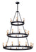 Myhouse Lighting Maxim - 26278BKNAB/BUL - LED Chandelier - Noble - Black / Natural Aged Brass