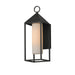 Myhouse Lighting Maxim - 30073SWBK - One Light Outdoor Wall Sconce - Aldous - Black