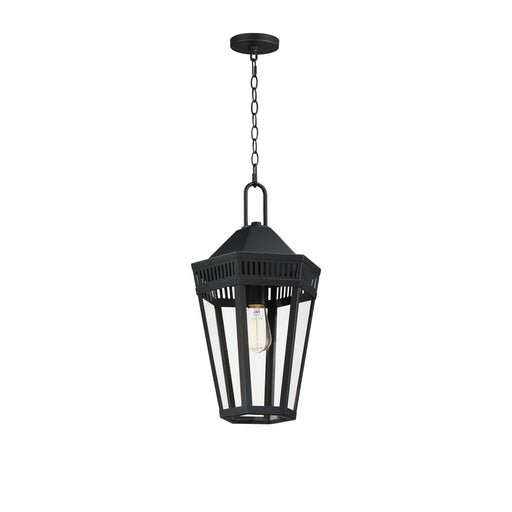 Myhouse Lighting Maxim - 30596CLBK - One Light Outdoor Pendant - Oxford - Black