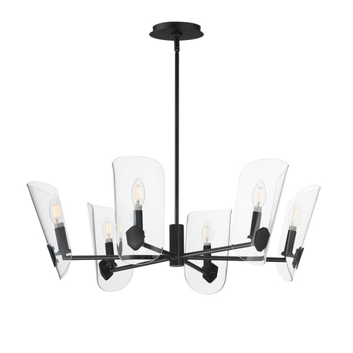 Myhouse Lighting Maxim - 32356CLBK - Six Light Chandelier - Armory - Black