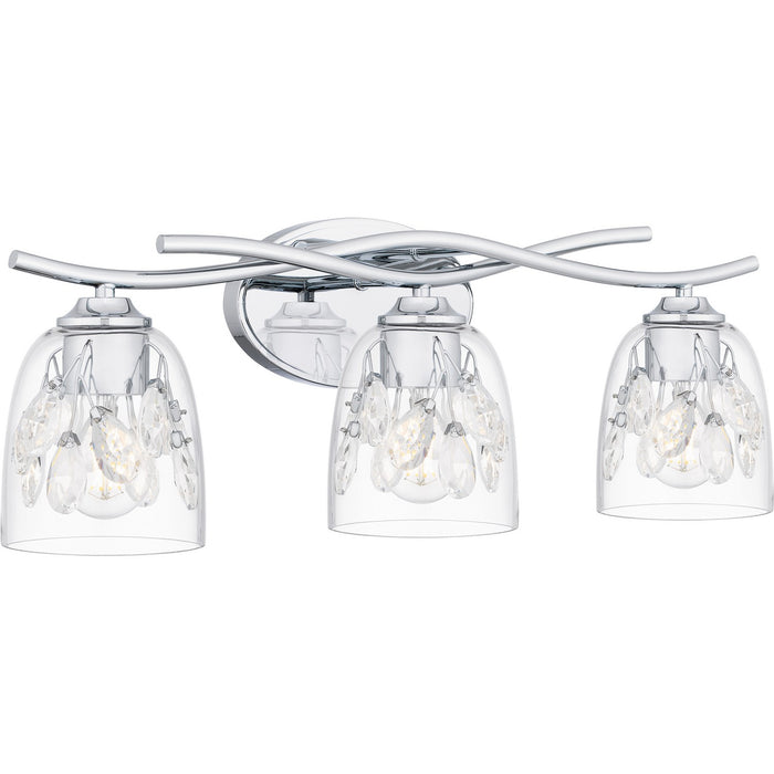 Myhouse Lighting Quoizel - ALE8624C - Three Light Bath - Ansley - Polished Chrome