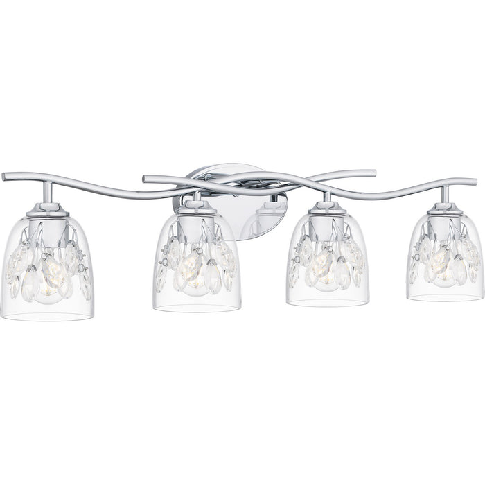 Myhouse Lighting Quoizel - ALE8633C - Four Light Bath - Ansley - Polished Chrome