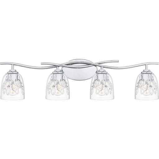 Myhouse Lighting Quoizel - ALE8633C - Four Light Bath - Ansley - Polished Chrome