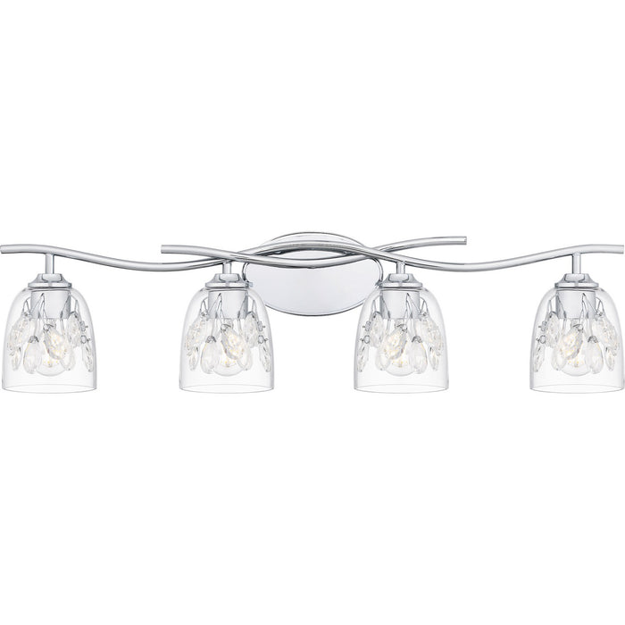 Myhouse Lighting Quoizel - ALE8633C - Four Light Bath - Ansley - Polished Chrome