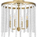 Myhouse Lighting Quoizel - APE1716AB - Four Light Semi Flush Mount - Apelle - Aged Brass