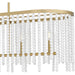 Myhouse Lighting Quoizel - APE542AB - Five Light Linear Chandelier - Apelle - Aged Brass