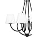 Myhouse Lighting Quoizel - ATK5027MBK - Four Light Chandelier - Atkins - Matte Black