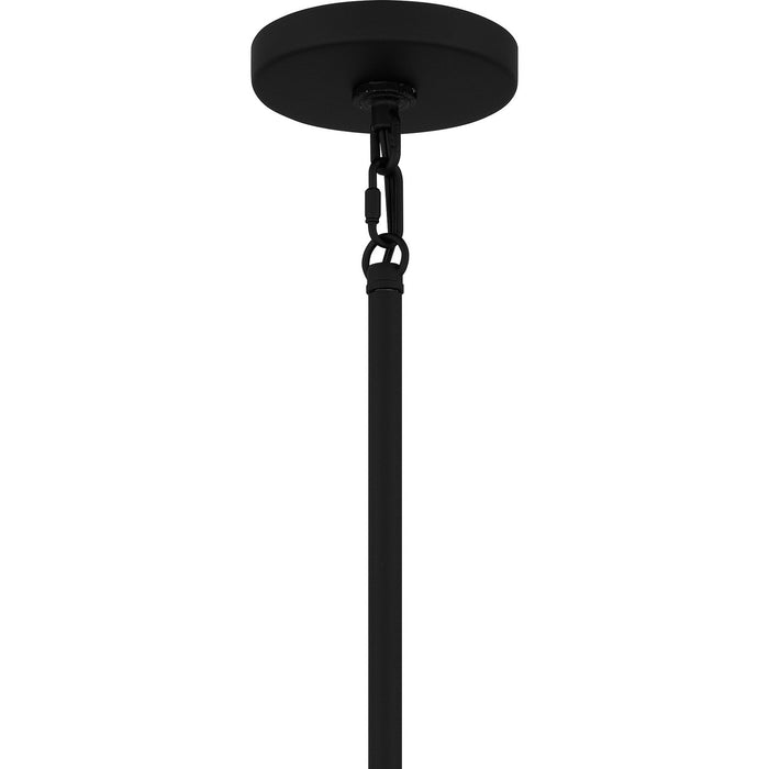 Myhouse Lighting Quoizel - ATK5027MBK - Four Light Chandelier - Atkins - Matte Black