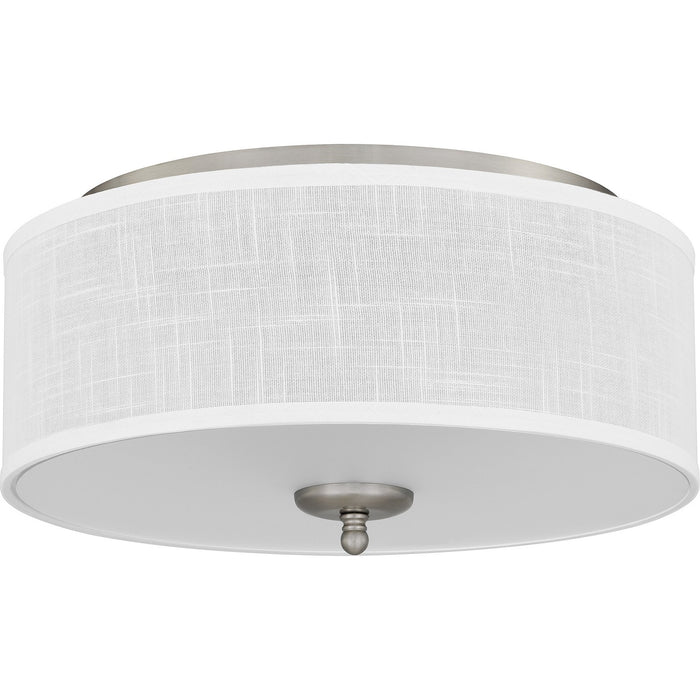 Myhouse Lighting Quoizel - BLA1616BN - Three Light Flush Mount - Blanche - Brushed Nickel