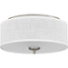 Myhouse Lighting Quoizel - BLA1616BN - Three Light Flush Mount - Blanche - Brushed Nickel