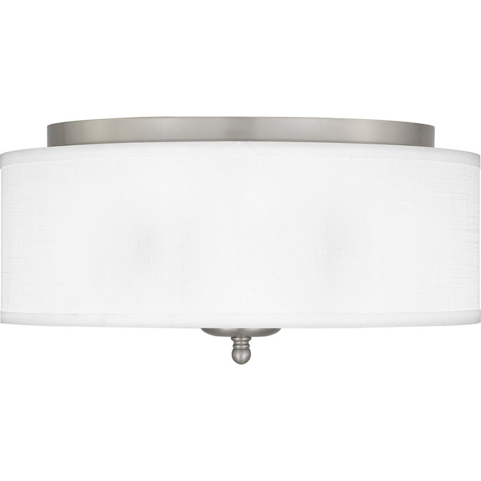 Myhouse Lighting Quoizel - BLA1616BN - Three Light Flush Mount - Blanche - Brushed Nickel