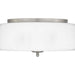 Myhouse Lighting Quoizel - BLA1616BN - Three Light Flush Mount - Blanche - Brushed Nickel