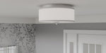 Myhouse Lighting Quoizel - BLA1616BN - Three Light Flush Mount - Blanche - Brushed Nickel