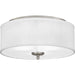 Myhouse Lighting Quoizel - BLA1616BN - Three Light Flush Mount - Blanche - Brushed Nickel