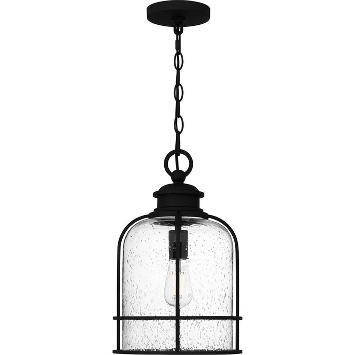 Myhouse Lighting Quoizel - BWE1910EK - One Light Outdoor Hanging Lantern - Bowles - Earth Black