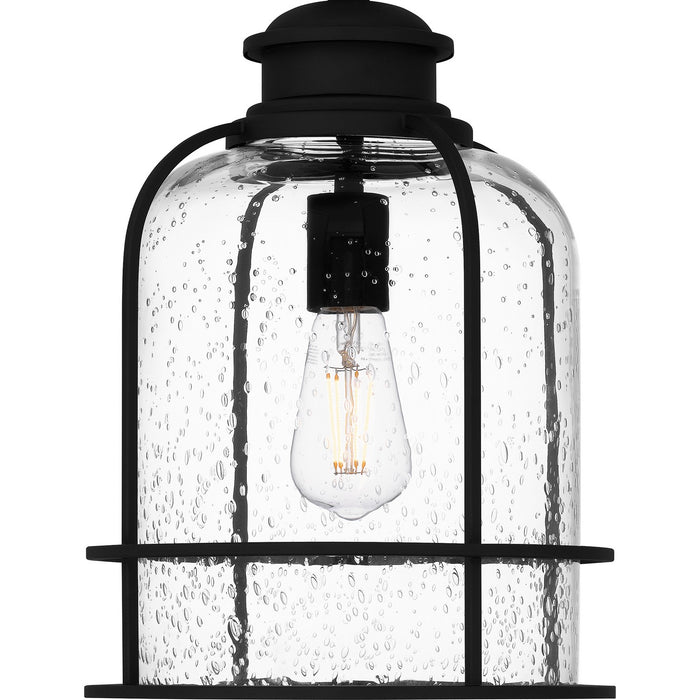 Myhouse Lighting Quoizel - BWE1910EK - One Light Outdoor Hanging Lantern - Bowles - Earth Black